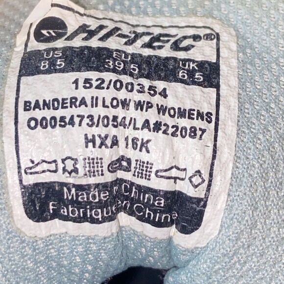 HI TEC WATERPROOF HIKING WOMEN'S SHOES SIZE 8.5 - Picture 11 of 11
